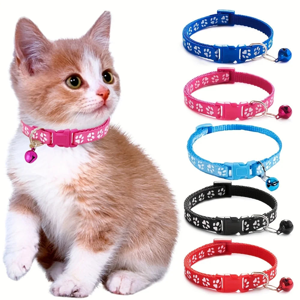 Collier Coloré pour Chat avec Clochette