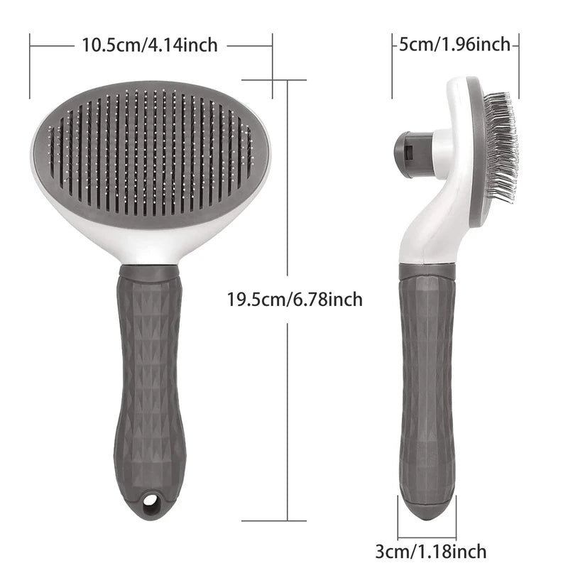 Brosse Auto-nettoyante Anti-Poils pour Chiens & Chats