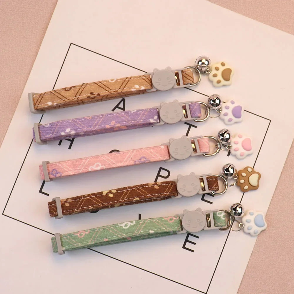 Collier Réglable pour Chat avec Clochette
