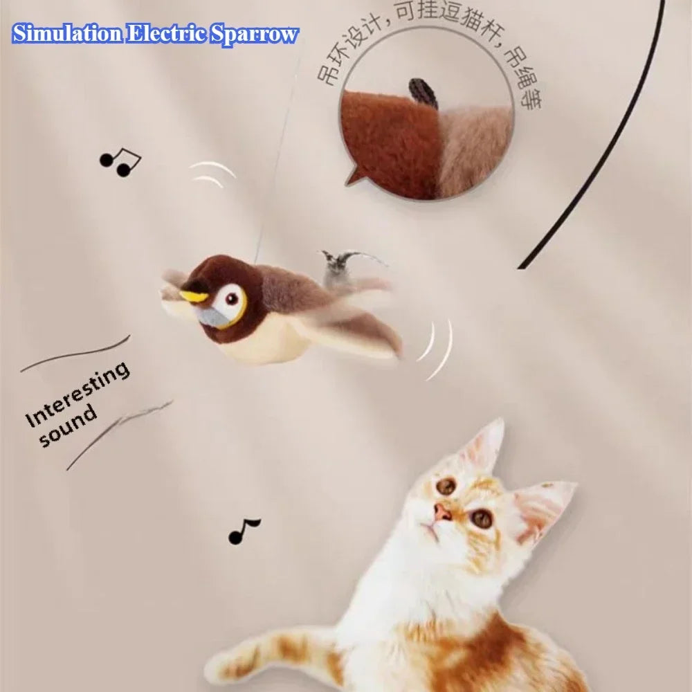 Oiseau Interactif Pat Bird™ – Jouet Intelligent pour Chats