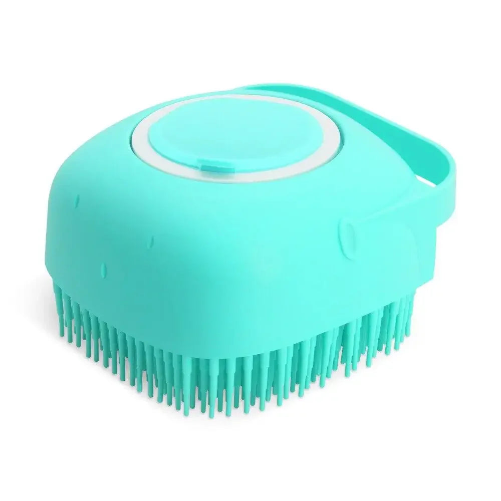 Brosse de Shampoing pour Chien & Chat – Massage, Nettoyage & Réservoir Intégré