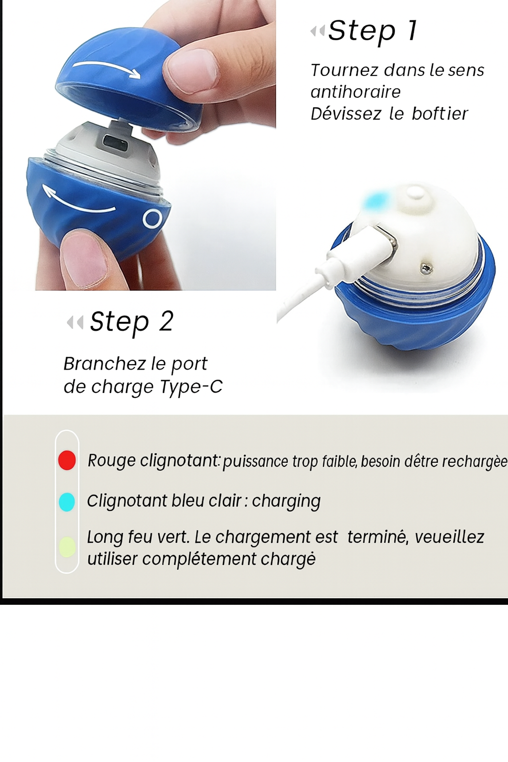 Balle Interactive Intelligente pour Chien